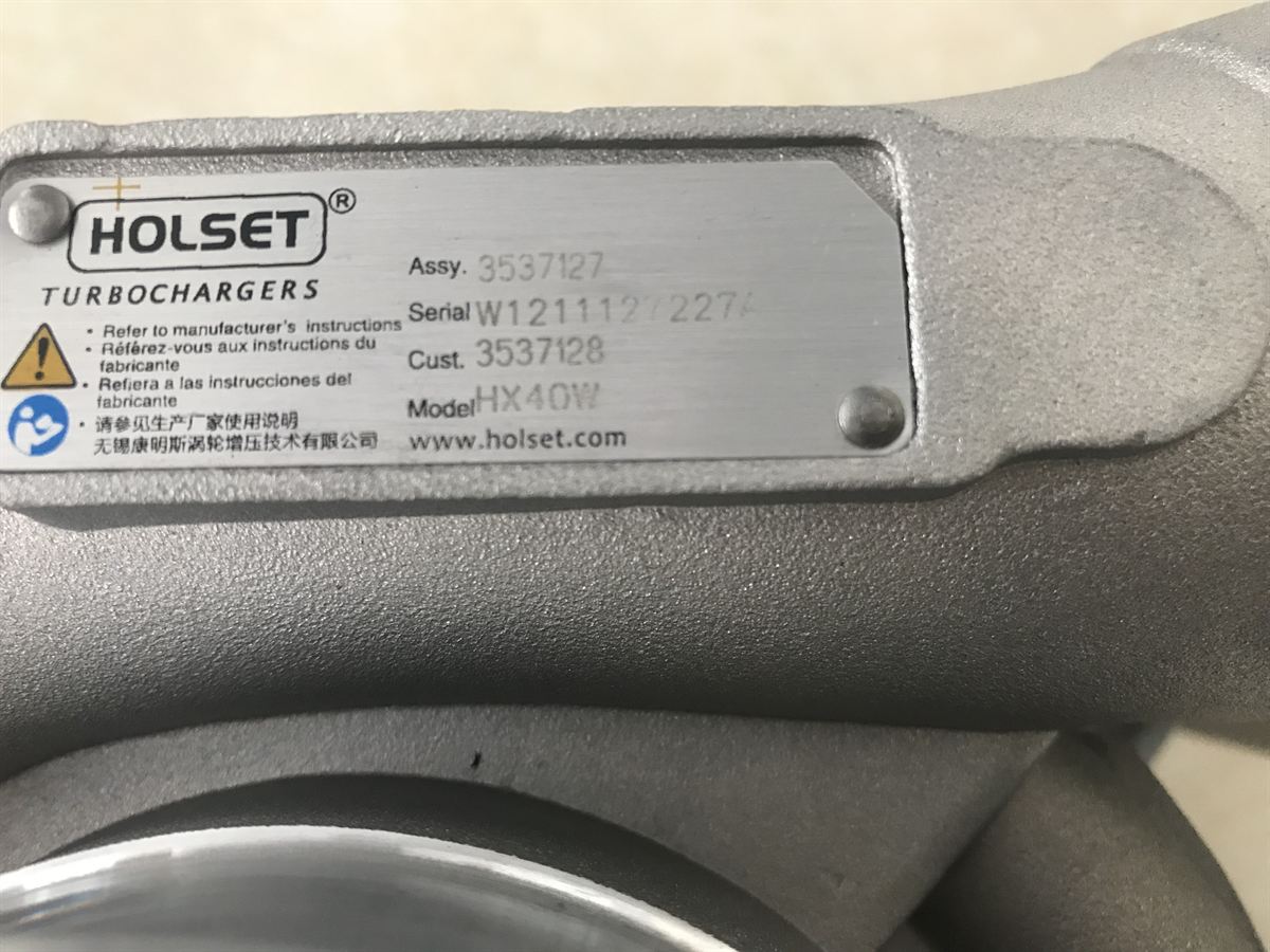 Cummins Turbocharger 3537127 3537128